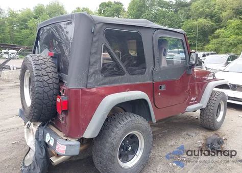 2004 Jeep Wrangler Se from USA, damaged, VIN 1J4FA291X4P720783